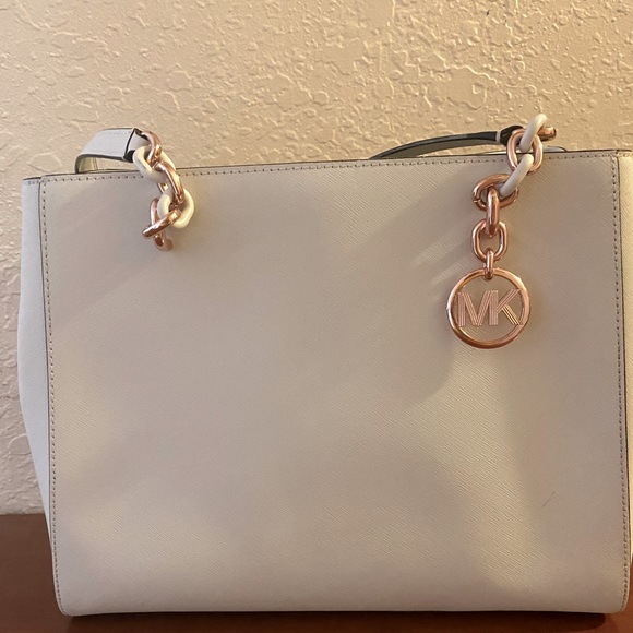 Michael Kors white tote bag - Picture 1 of 7